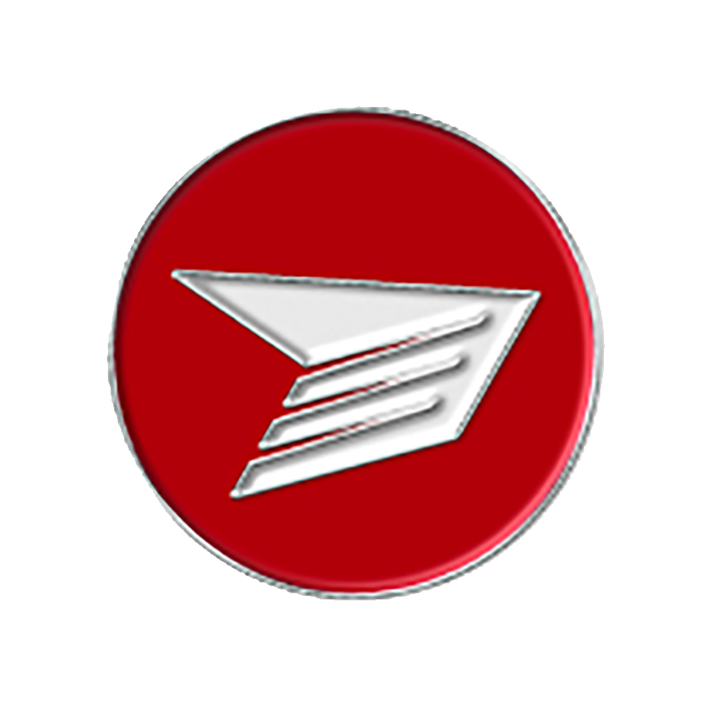 Round Postmark Lapel Pin