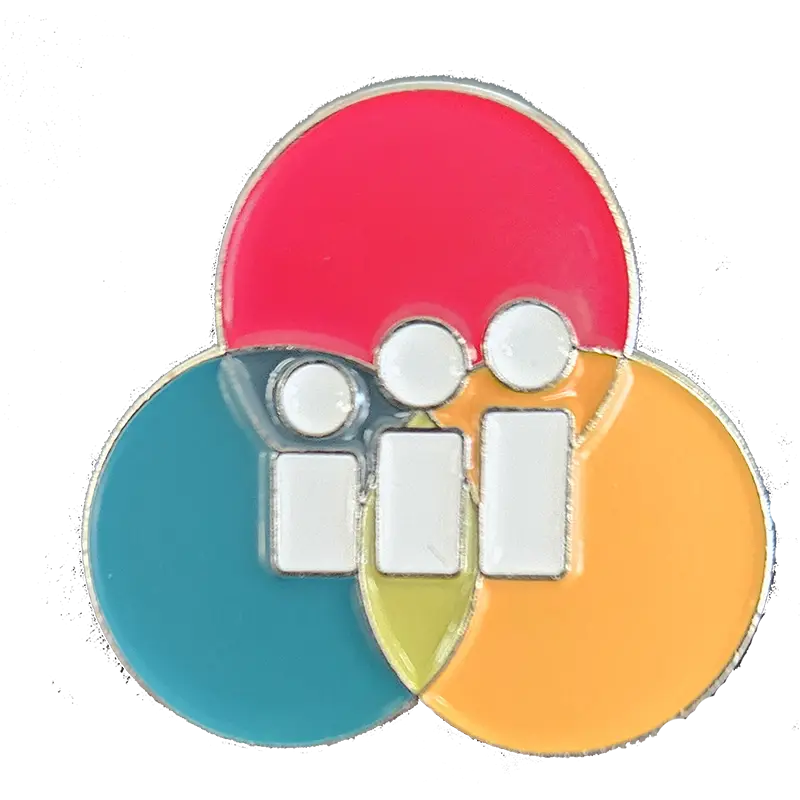 Keep wellness in mind Lapel Pin
